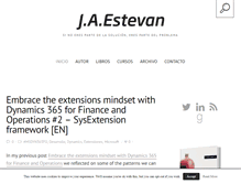Tablet Screenshot of jaestevan.com